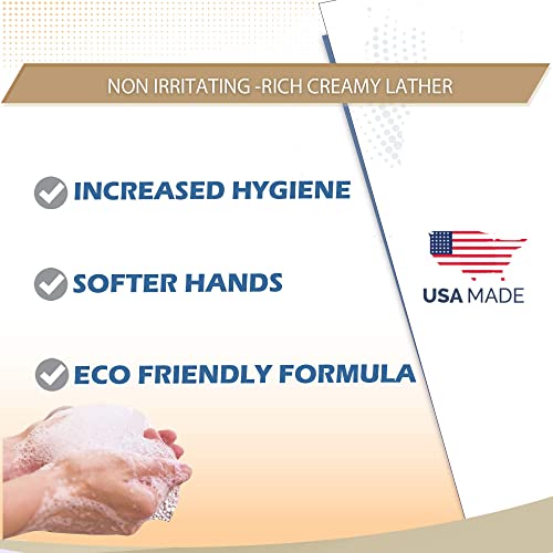 GreenFist Lotionized סבון ידיים [ נוזל מילוי ג 'ל ] תוצרת ארה ב , 128 גרם (1 ליטר) (דבש לינוק אפרסק סט)